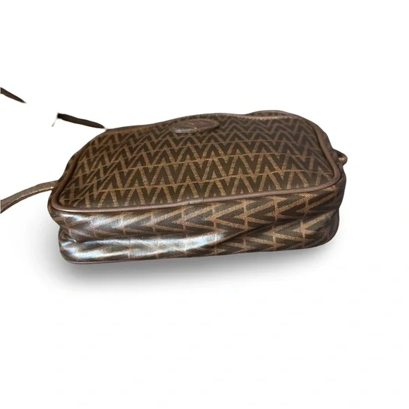 Mario Valentino Shoulder Bag in PVC & Leather Crossbody Mini Bag - Picture 4 of 9